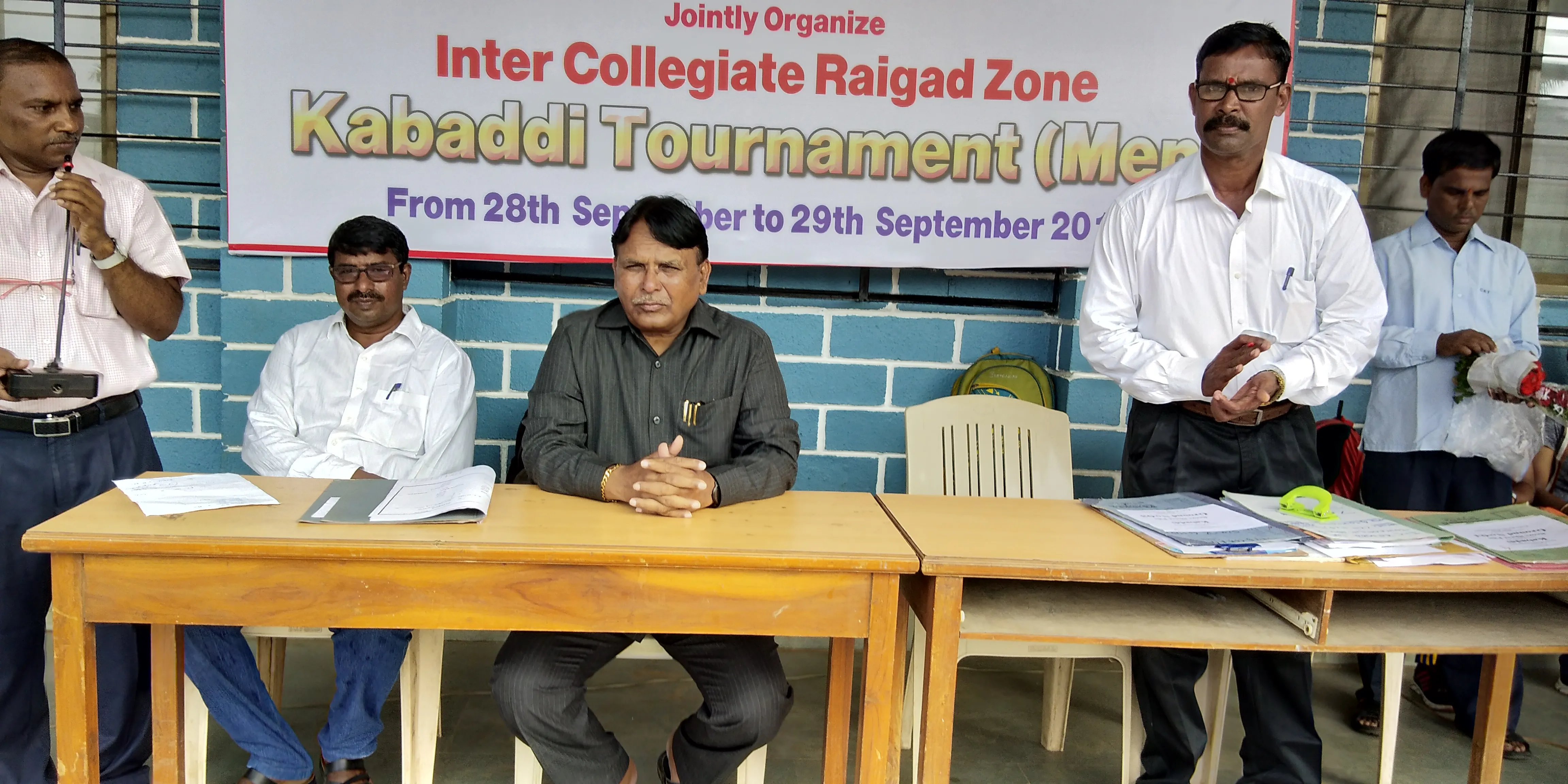 Organization of Intercollegiate Kabaddi Tournament 2017-18